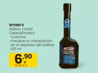 Oferta de Wynn´s - Aditivo Cristal Clean&Protect por 6,9€ en Eroski