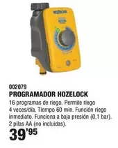 Oferta de HoZelock - Programador por 39,95€ en YMÁS