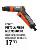 Oferta de Pistola Riego Multichorro por 17,95€ en YMÁS