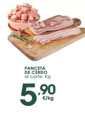 Oferta de Panceta De Cerdo por 5,9€ en Eroski