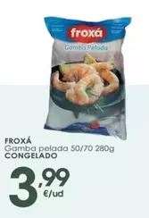Oferta de Froxa - Gamba Pelada por 3,99€ en Eroski
