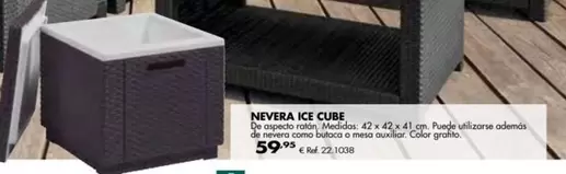 Oferta de Nevera Ice Cube por 59,95€ en Coferdroza