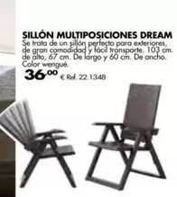 Oferta de Sillón Multiposiciones Dream por 36€ en Coferdroza