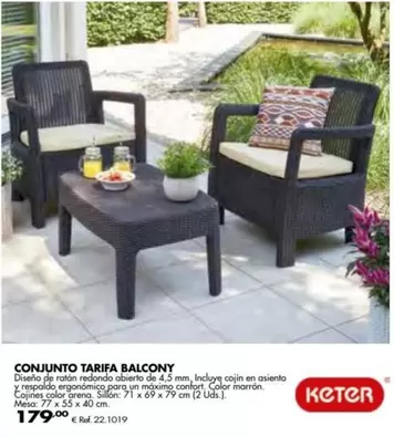 Oferta de Redondo - Conjunto Tarifa por 179€ en Coferdroza