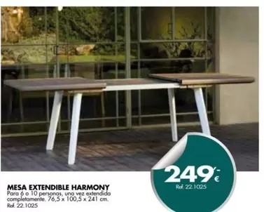 Oferta de Mesa Extendible Harmony por 249€ en Coferdroza