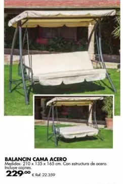 Oferta de Balancin Cama Acero por 229€ en Coferdroza