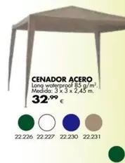 Oferta de Cenador Acero  por 32,99€ en Coferdroza