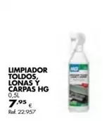 Oferta de HG - Limpiador Toldos, Lonas Y Carpas por 7,95€ en Coferdroza