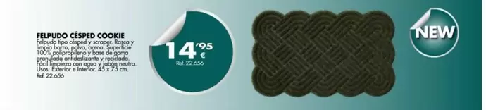 Oferta de Felpudo Césped Cookie por 14,95€ en Coferdroza