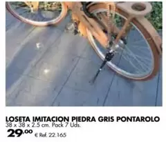 Oferta de Pontarolo - Loseta Imitación Piedra Gris por 29€ en Coferdroza