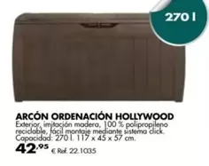 Oferta de Hollywood - Arcón Ordenación por 42,95€ en Coferdroza