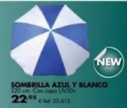 Oferta de Blanco - Sombrilla Azul Y por 22,95€ en Coferdroza