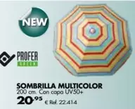 Oferta de Sombrilla Multicolor por 20,95€ en Coferdroza