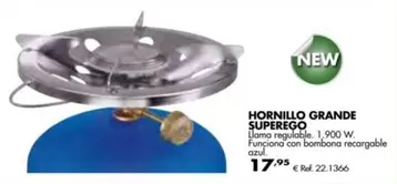 Oferta de Funciona - Hornillo Grande Superego por 17,95€ en Coferdroza