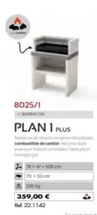 Oferta de Barbacoa Plan 1 Plus por 359€ en Coferdroza