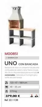 Oferta de UNO Con Bancada por 379€ en Coferdroza