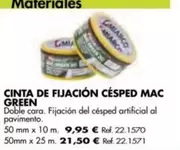 Oferta de Makro - Cinta De Fijacion Cespeed Mac Green por 9,95€ en Coferdroza