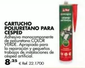 Oferta de Cartucho Poliuretano Para Cesped por 8,25€ en Coferdroza