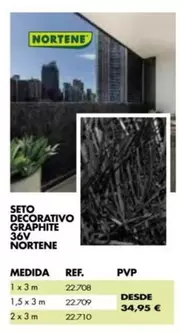 Oferta de Seto Decorativo Graphite 30v por 34,95€ en Coferdroza