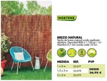 Oferta de Brezo Natural por 36,95€ en Coferdroza