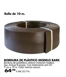 Oferta de Bordura De Plástico Modelo Bark por 64,9€ en Coferdroza