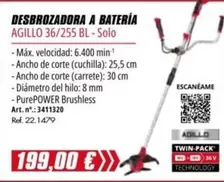 Oferta de Desbrozadora A Bateria por 199€ en Coferdroza