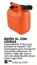 Oferta de Impacto - Bidón 5l Con Canula por 8,5€ en Coferdroza