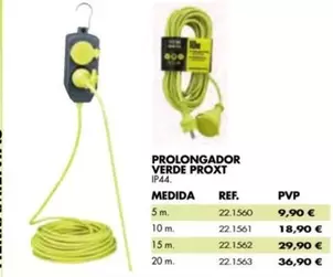Oferta de Prolongador Verde Proxt por 9,9€ en Coferdroza
