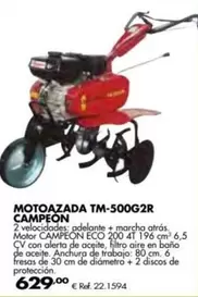Oferta de Eco - Motoazada Tm-500g2r por 629€ en Coferdroza