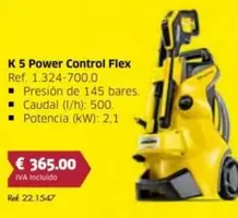Oferta de Control - K 5 Power  Flex por 365€ en Coferdroza