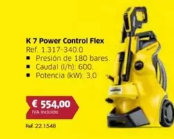 Oferta de Control - K 7 Power  Flex por 554€ en Coferdroza