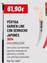 Oferta de Garden - Pértiga Garden Line Con Serrucho Japonés 3014 por 61,9€ en Coferdroza