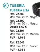 Oferta de Tuberia Lisa por 8,6€ en Coferdroza