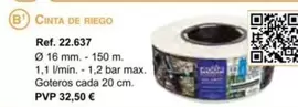 Oferta de Cinta De Riego por 32,5€ en Coferdroza
