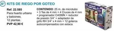 Oferta de Kits De Riego Por Goteo por 42,9€ en Coferdroza