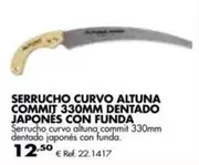 Oferta de Altuna - Serrucho Curvo Altuna Commit 330mm Dentado Japones Con Funda por 12,5€ en Coferdroza