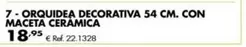 Oferta de Orquidea Decorativa 54 Cm. Con Maceta Ceramica por 18,95€ en Coferdroza