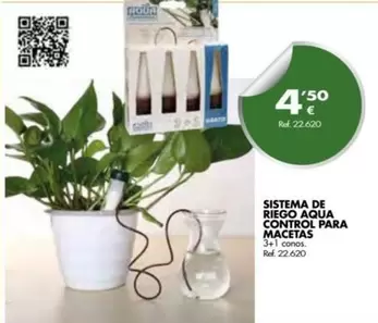 Oferta de Sistema -  De Riego Aqua Control Para Macetas por 4,5€ en Coferdroza