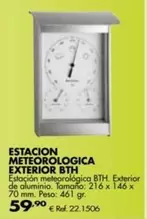 Oferta de Estacion Meteorologica Exterior Bth por 59,9€ en Coferdroza