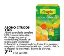 Oferta de Flower - Abono Cítricos por 7,95€ en Coferdroza