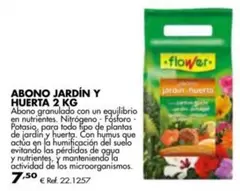 Oferta de Flower - Abono Jardín Y Huerta 2 Kg por 7,5€ en Coferdroza