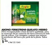 Oferta de La Planta - Abono Ferrottene-Quelato Hierro por 1,95€ en Coferdroza