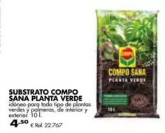 Oferta de Compo - Substrato  Sana Planta Verde por 4,5€ en Coferdroza