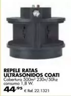 Oferta de Coati - Repele Ratas Ultrasonidos por 44,95€ en Coferdroza