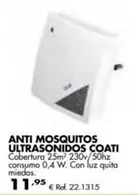 Oferta de Coati - Anti Mosquitos Ultrasonidos Coati por 11,95€ en Coferdroza