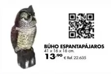 Oferta de Búho Espantapájaros por 13,9€ en Coferdroza