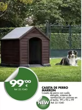 Oferta de Sistema - Caseta De Perro Marron por 99€ en Coferdroza