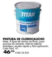 Oferta de Titan - Pintura De Clorocaucho por 46,95€ en Coferdroza