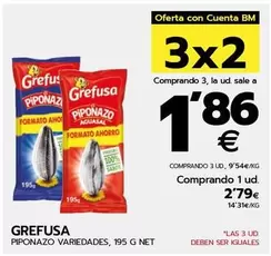 Oferta de Grefusa - Piponazo Variedades por 2,79€ en BM Supermercados