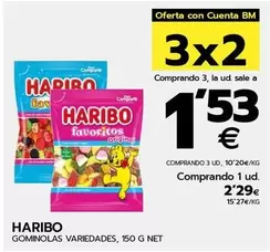 Oferta de Haribo - Gominolas Variedades por 2,29€ en BM Supermercados